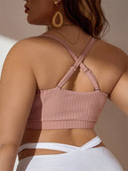 Damen Sportlicher Bikini-Top