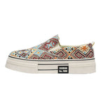 Damen Modische Slip-On Sneakers mit einzigartigem gewR&Btem Design R&B