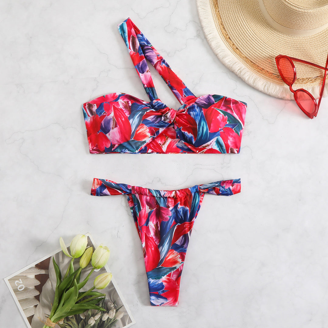 Damen Bikini-Set mit verspieltem Floral-Design R&B