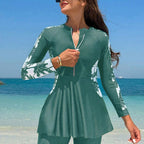 Damen Surfanzug mit eleganter A-Linie und langem Arm R&B