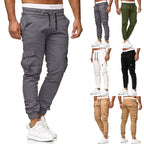 Herren Cargo-Jogginghose mit elastischem Bund und praktischen Taschen R&B