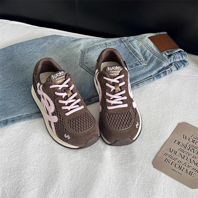 Damen Sportliche Freizeitsneaker mit atmungsaktivem Obermaterial und dämpfender Sohle R&B