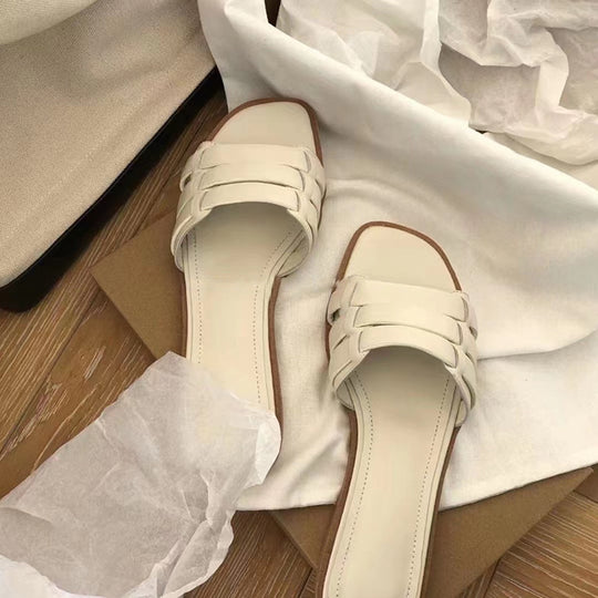 Damen praktische und stilvolle Slipper mit komfortablem Fußbett R&B