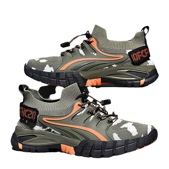 Damen Sportliche Outdoor-Sneaker mit atmungsaktivem Mesh-Obermaterial und rutschfester Sohle R&B
