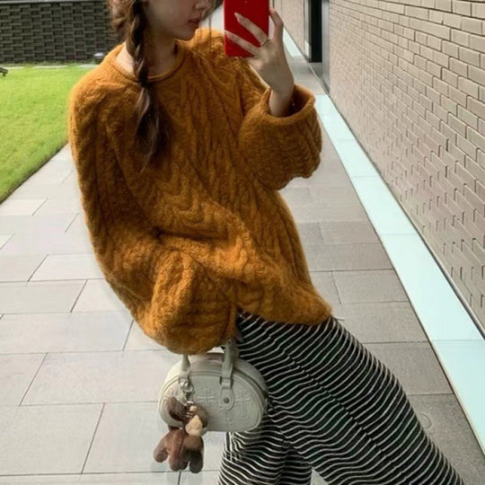 Damen Grobstrickpullover R&B