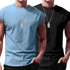 Herren ärmelloses T-Shirt Set R&B
