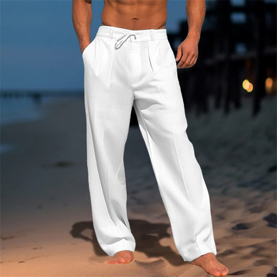 Herren weite Sommerhose mit elastischem Bund und praktischen Taschen R&B