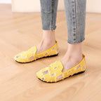 Damen lässige Slip-On Schuhe mit modischem Zierrahmen R&B