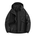 Herren multifunktionale Outdoor-Jacke mit verstellbarer Kapuze