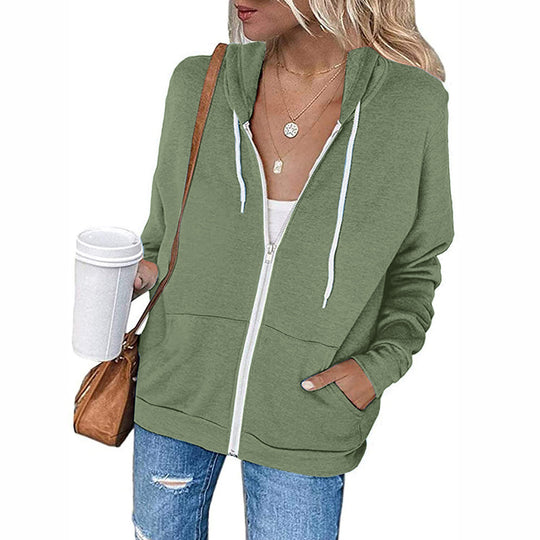 Damen Kapuzenjacke mit weichem Fleece und praktischen Taschen R&B