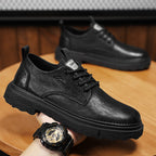 Damen Robuste Schnürschuhe aus hochwertigem Leder mit rutschfester Sohle R&B