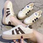 Damen modische Sneakers mit atmungsaktiven Mesh-Einsätzen