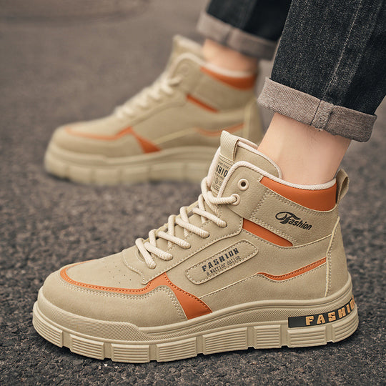 Damen Modische High-Top Sneakers mit dämpfendem Sohlenprofil und strapazierfähigem Obermaterial R&B