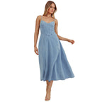 Damen Maxikleid mit zarter Korsett-Details R&B