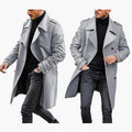 Herren eleganter Trenchcoat mit modernem Schnitt und praktischen Details
