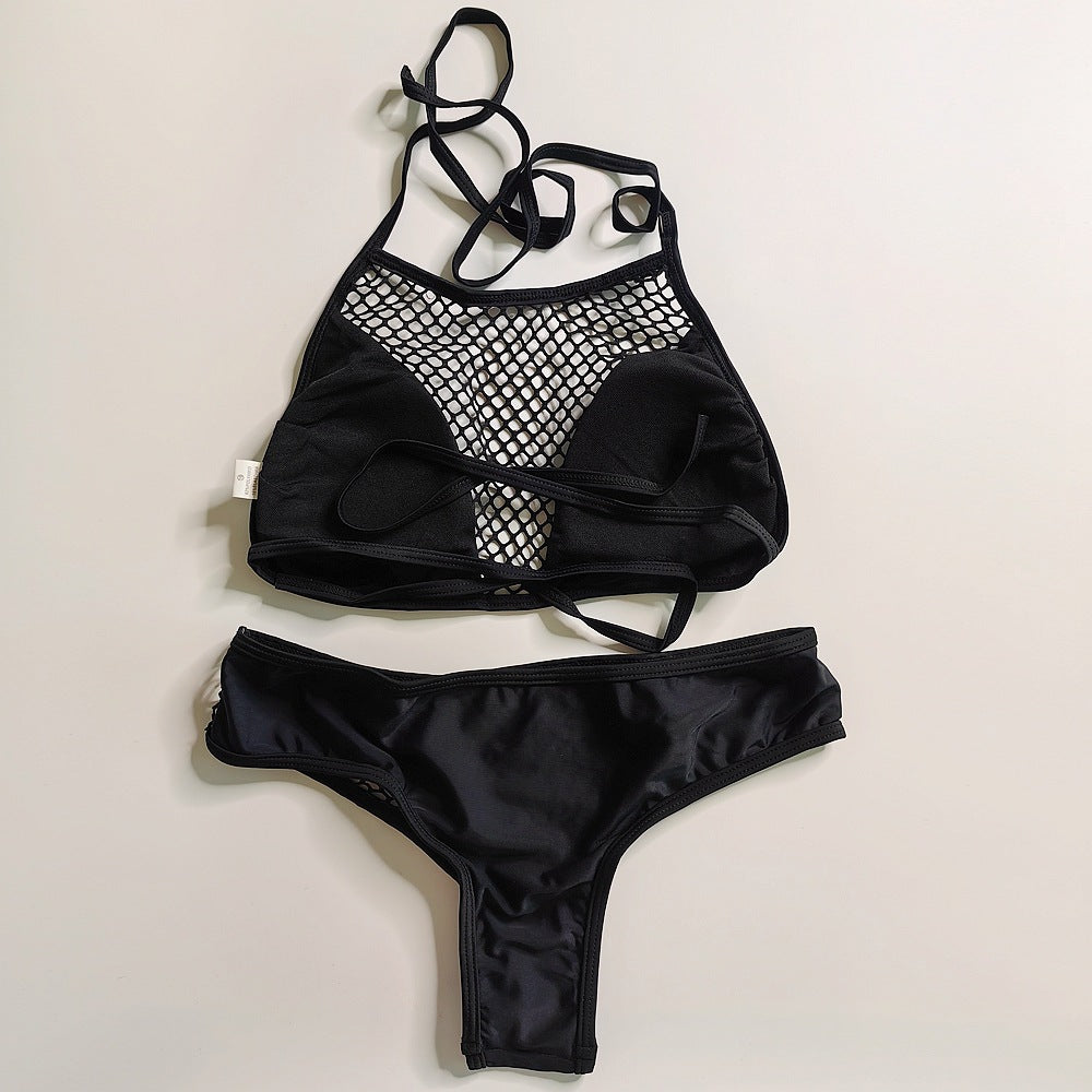 Damen Bikini mit Netzdesign R&B
