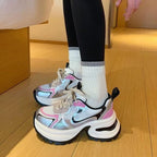 Damen Sportliche High-Top Sneakers mit dämpfendem Sohlenprofil R&B