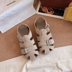 Damen modische Sandalen mit verstellbaren Schnallen und rutschfester Sohle R&B