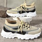 Damen Atmungsaktive Fitness-Sneaker mit flexiblem Netz-Obermaterial
