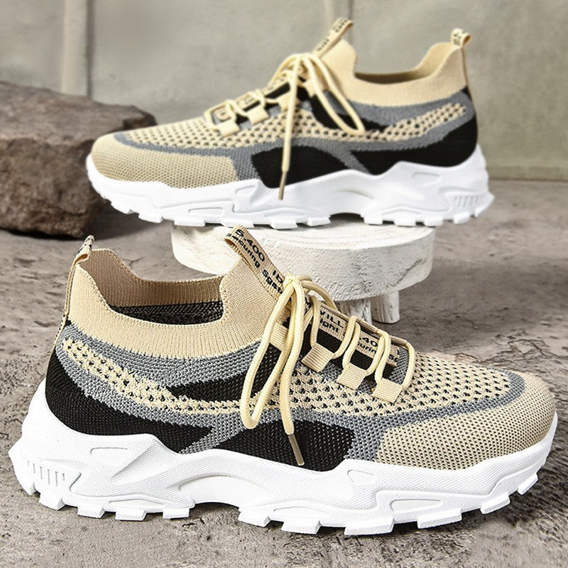 Damen Atmungsaktive Fitness-Sneaker mit flexiblem Netz-Obermaterial