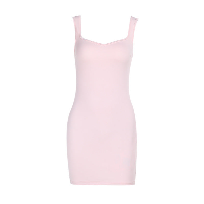 Damen figurbetontes Minikleid mit herzförmigem Ausschnitt R&B