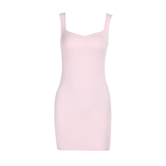 Damen figurbetontes Minikleid mit herzförmigem Ausschnitt R&B