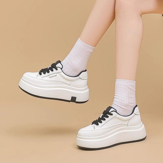 Damen Chunky Sneakers mit hohem Plateau und strapazierfähiger Verarbeitung R&B