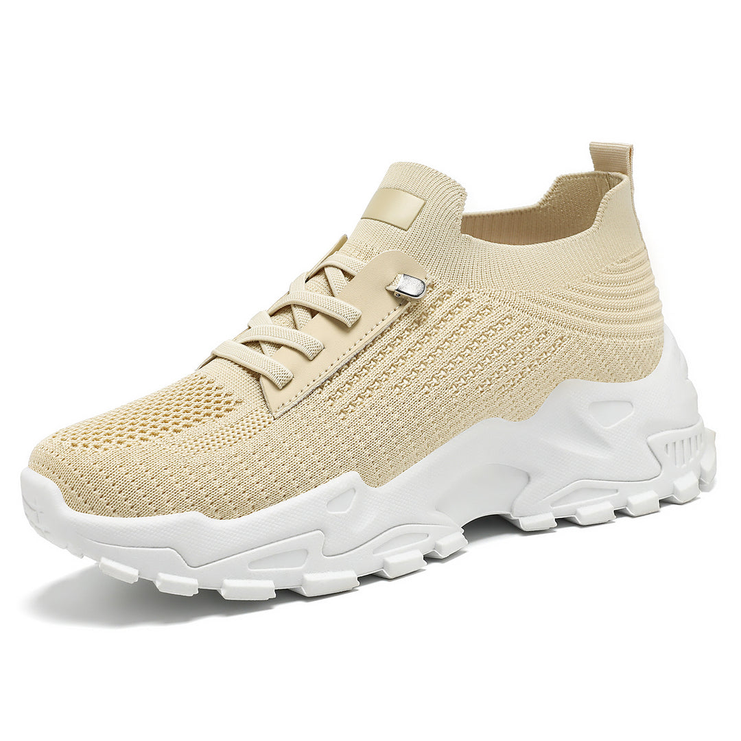 Damen Sportliche und atmungsaktive Sneakers mit elastischem Schnürsystem R&B