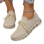 Damen Ultraleichte Sport-Sneaker mit atmungsaktiver Strickoberfläche R&B