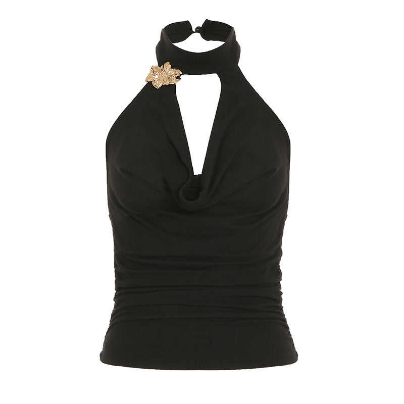Damen elegantes Wickeloberteil und Maxi-Rock Set R&B
