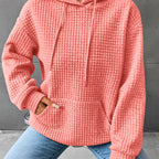Damen Kapuzensweatshirt mit strukturiertem Design R&B