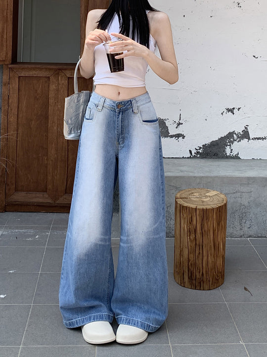 Damen Weite Jeanshose R&B