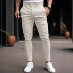 Herren Chinohose Slim Fit mit Seitentaschen