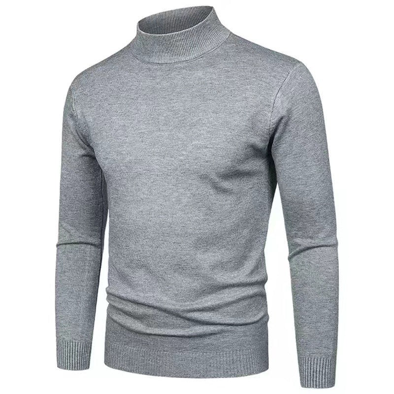 Herren Rollkragenpullover aus hochwertigem Strickmaterial mit feiner Textur R&B
