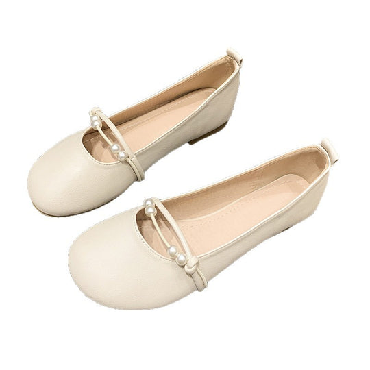 Damen Ballerinas mit eleganter Perlenapplikation und komfortablem Fußbett R&B