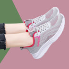 Damen Atmungsaktive Freizeitschuhe mit flexiblem Obermaterial und stoßdämpfender Sohle R&B