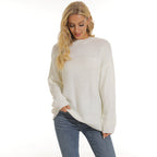 Damen Pullover mit strukturiertem Maschenmuster und bequemem Schnitt R&B