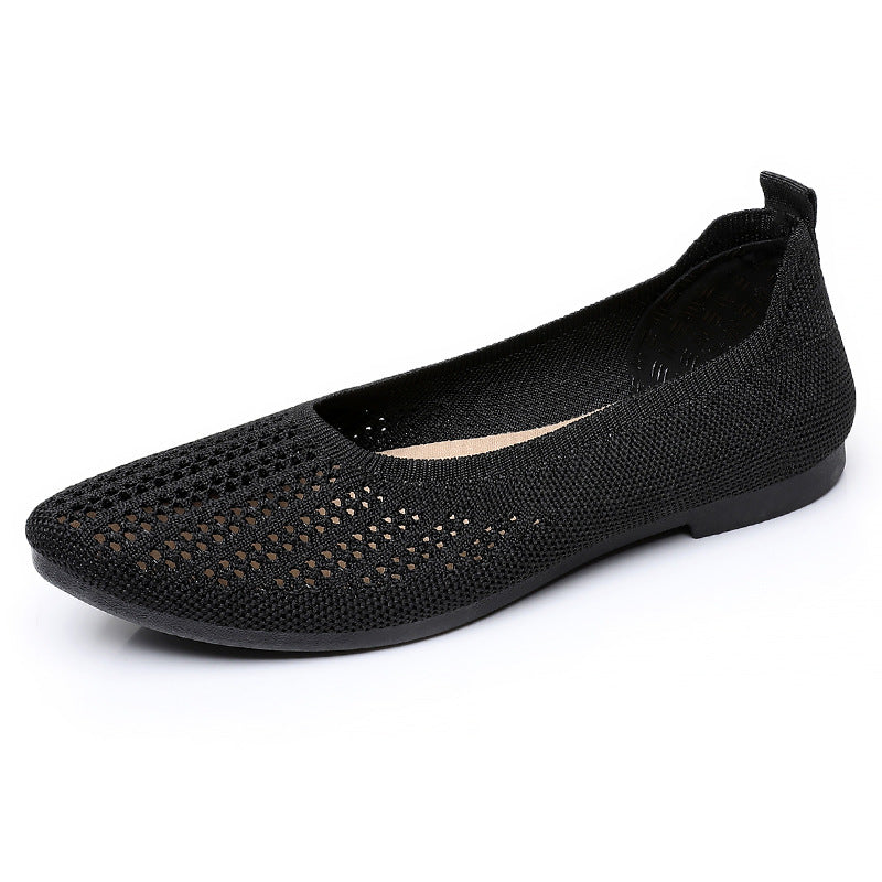 Damen Komfortable Ballerinas mit atmungsaktiver Netzstruktur und weichem Innenfutter