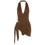 Damen Badeanzug mit tiefem V-Ausschnitt und trendigem Cut-Out R&B