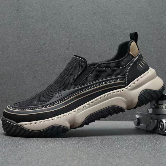 Damen Slip-On Sneakers mit atmungsaktivem Obermaterial und rutschfester Sohle R&B