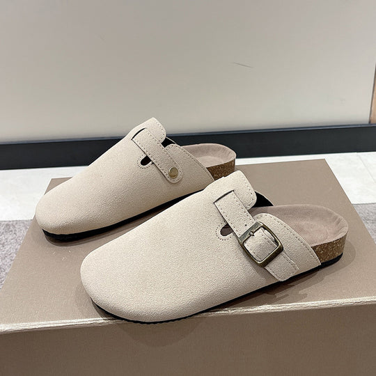 Damen Komfortable Clogs mit verstellbarem Riemen R&B
