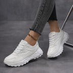 Damen Leichte Komfort-Sneaker mit dämpfender Sohle und atmungsaktivem Obermaterial