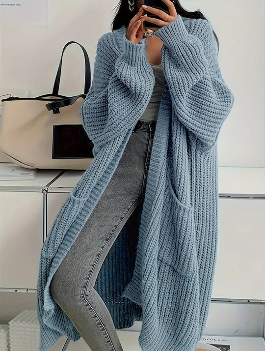 Damen Strickmantel im Oversized-Stil R&B