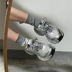 Damen Sportliche Laufschuhe mit atmungsaktiver Mesh-Oberfläche und dämpfender Sohlenkonstruktion R&B