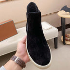 Damen Chelsea Boots aus hochwertigem Wildleder mit flexiblem Gummizug R&B