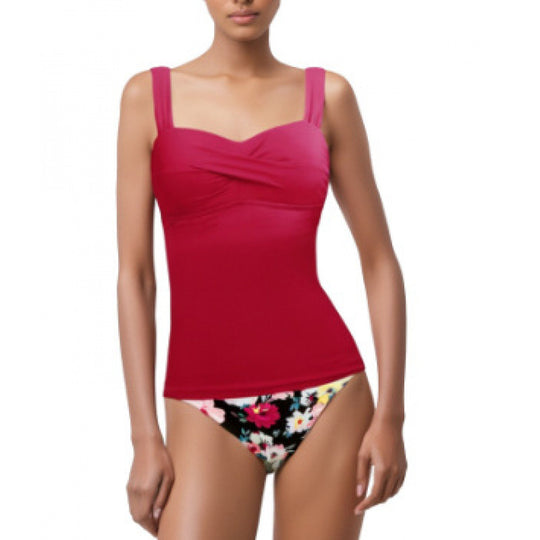Damen Einteiler-Badeanzug mit modischem Wickel-Design R&B