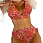 Damen Buntes Bikini-Set R&B