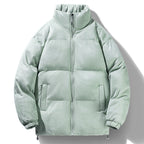 Damen wattierte Überjacke mit hohem Kragen und weichem Innenfutter