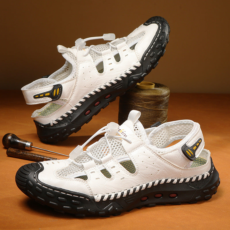 Herren Atmungsaktive Outdoor-Sneaker mit flexiblem Schnellverschluss R&B