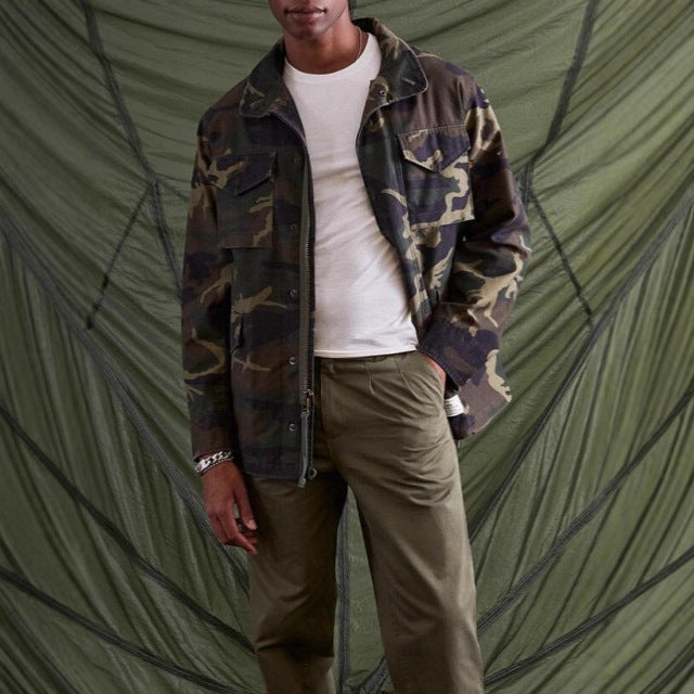 Herren utility Jacke mit großen Taschen und modernem Schnitt R&B